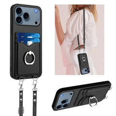 Estuche para teléfono con tarjetero y anillo...