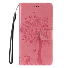 Funda para teléfono con tapa de cuero con es...