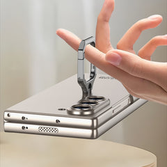 Caja del teléfono con soporte de anillo cuad...