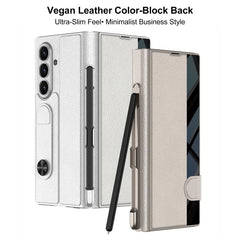 Funda para teléfono con tapa integrada de co...