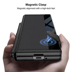 Funda para teléfono con tapa integrada de co...