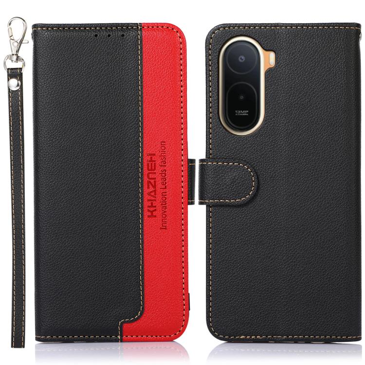KHAZNEH Funda para teléfono RFID de cuero co...