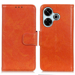 Funda para teléfono de cuero con tapa horizo...