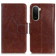 Funda para teléfono de cuero con tapa horizo...