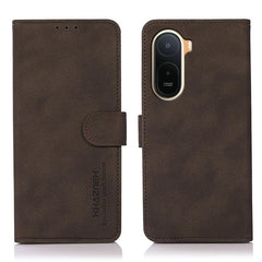 Funda para teléfono de cuero con textura mat...