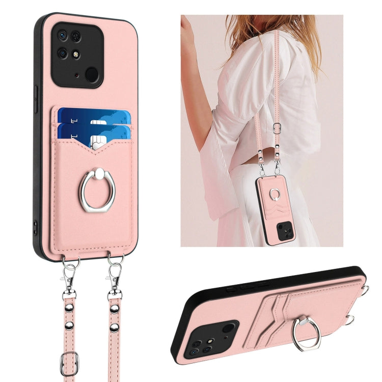 Estuche para teléfono con tarjetero y anillo...