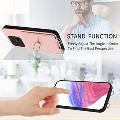 Estuche para teléfono con tarjetero y anillo...
