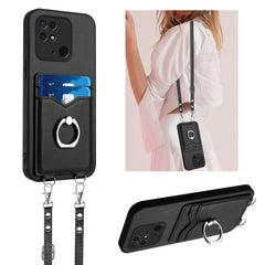 Estuche para teléfono con tarjetero y anillo...