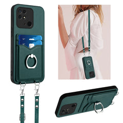 Estuche para teléfono con tarjetero y anillo...