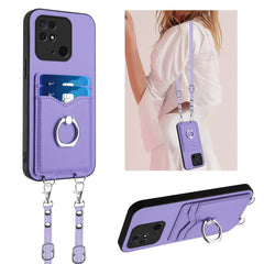 Estuche para teléfono con tarjetero y anillo...