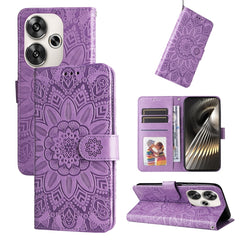 Funda para teléfono de piel con girasoles en...