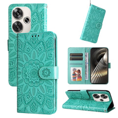 Funda para teléfono de piel con girasoles en...