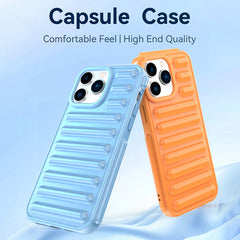 Caja del teléfono de TPU del color del caram...