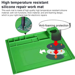 BEST S-190 Almohadilla de silicona resistente a altas temperaturas