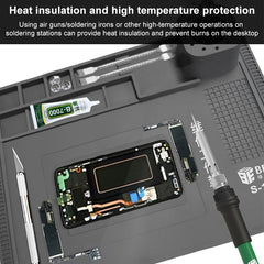 BEST S-190 Almohadilla de silicona resistente a altas temperaturas