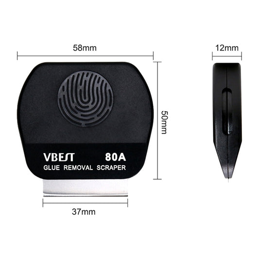 BEST VBST-80A Juego de raspadores para quitar pegamento de acero inoxidable