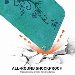 Funda para teléfono de piel con relieve de l...