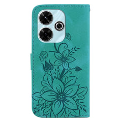 Funda para teléfono de piel con relieve Lily...
