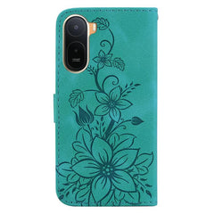 Funda para teléfono de piel con relieve Lily...