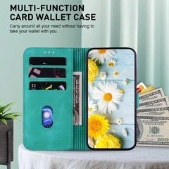 Funda para teléfono de piel con relieve Lily...