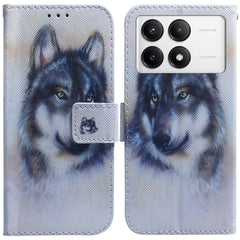 Funda de teléfono de cuero con tapa y dibujo...
