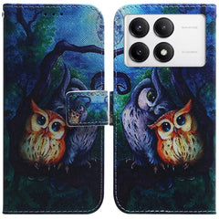 Funda de teléfono de cuero con tapa y dibujo...
