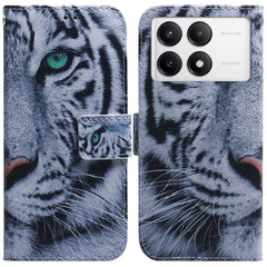 Funda de teléfono de cuero con tapa y dibujo...