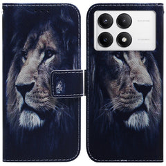 Funda de teléfono de cuero con tapa y dibujo...