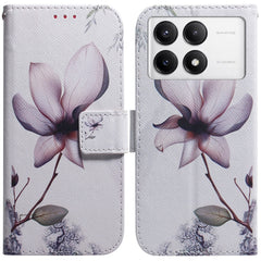 Funda de teléfono de cuero con tapa y dibujo...