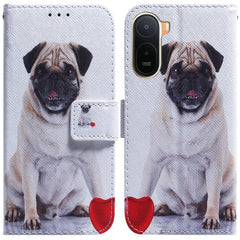 Funda de teléfono de cuero con tapa y dibujo...