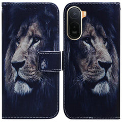 Funda de teléfono de cuero con tapa y dibujo...