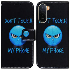 Funda de teléfono de cuero con tapa y dibujo...