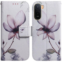 Funda de teléfono de cuero con tapa y dibujo...