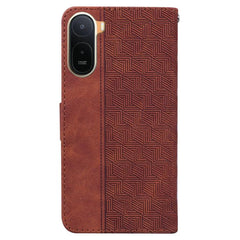 Funda para teléfono de cuero con relieve geo...