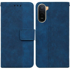 Funda para teléfono de cuero con relieve geo...