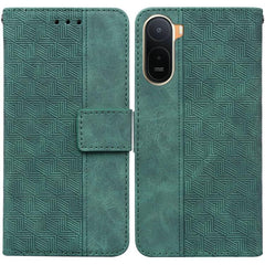 Funda para teléfono de cuero con relieve geo...
