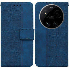 Funda para teléfono de cuero con relieve geo...
