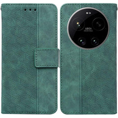 Funda para teléfono de cuero con relieve geo...