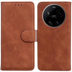 Funda de teléfono de cuero con tapa de color...