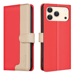 Funda de teléfono de cuero antirrobo RFID a ...