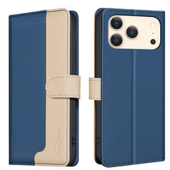 Funda de teléfono de cuero antirrobo RFID a ...