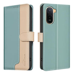 Funda de teléfono de cuero antirrobo RFID a ...