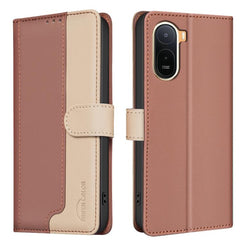 Funda de teléfono de cuero antirrobo RFID a ...