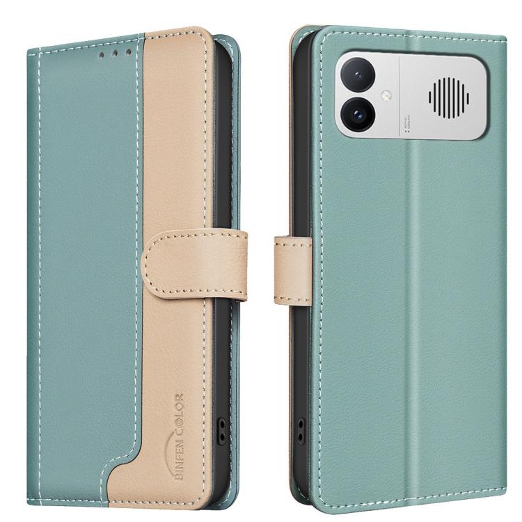 Funda de teléfono de cuero antirrobo RFID a ...