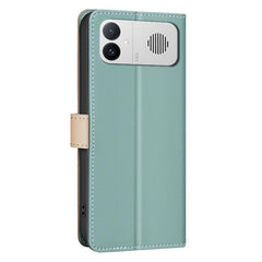 Funda de teléfono de cuero antirrobo RFID a ...