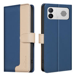 Funda de teléfono de cuero antirrobo RFID a ...