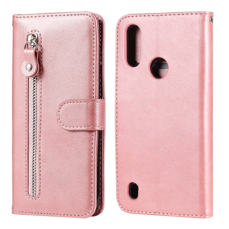Funda de cuero con tapa horizontal y cremall...