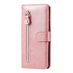 Funda de cuero con tapa horizontal y cremall...
