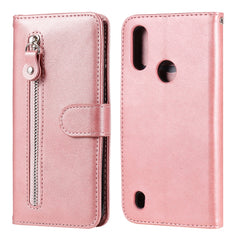 Funda de cuero con tapa horizontal y cremall...