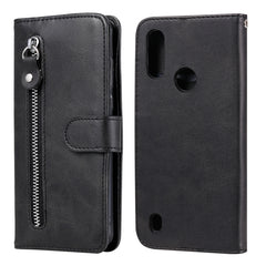 Funda de cuero con tapa horizontal y cremall...